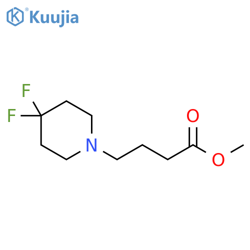 4-(4,4-Difluoropiperidin-1-yl)-butyric acid methyl ester structure