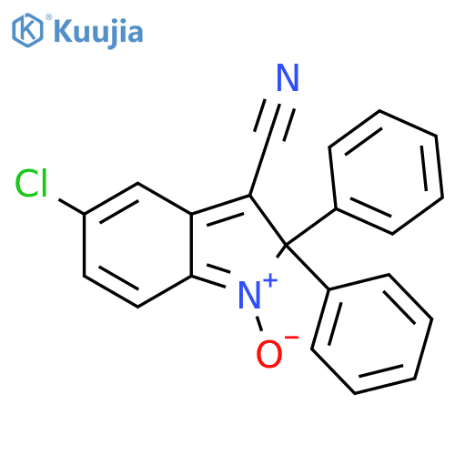 5-Chloro-1-oxo-2,2-diphenyl-2H-1lambda~5~-indole-3-carbonitrile structure