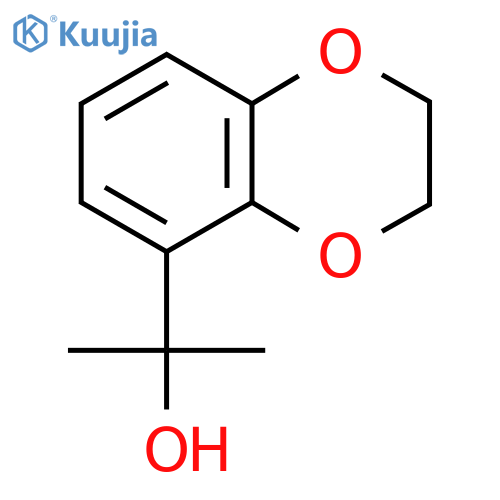 2-(2,3-dihydro-1,4-benzodioxin-5-yl)propan-2-ol structure