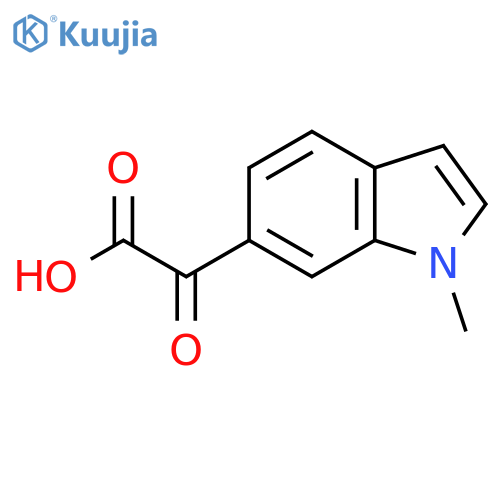 2-(1-methyl-1H-indol-6-yl)-2-oxoacetic acid structure