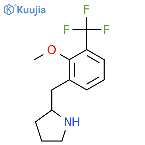 2-{2-methoxy-3-(trifluoromethyl)phenylmethyl}pyrrolidine structure
