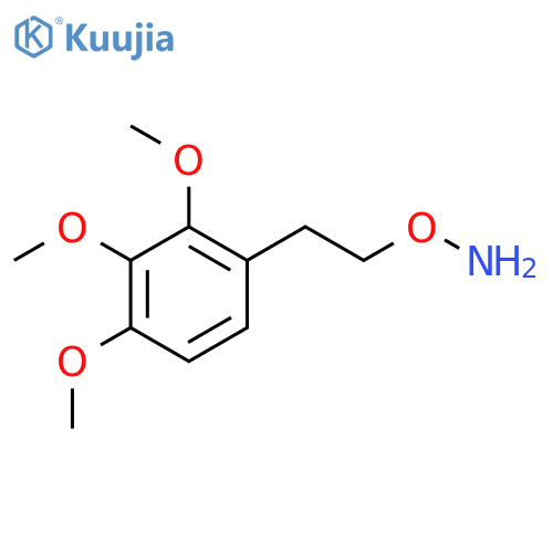 O-2-(2,3,4-trimethoxyphenyl)ethylhydroxylamine structure