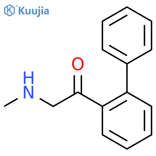 2-(methylamino)-1-(2-phenylphenyl)ethan-1-one structure