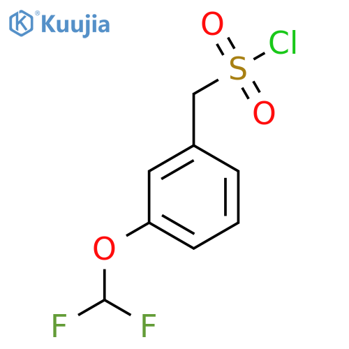 3-(difluoromethoxy)phenylmethanesulfonyl chloride structure