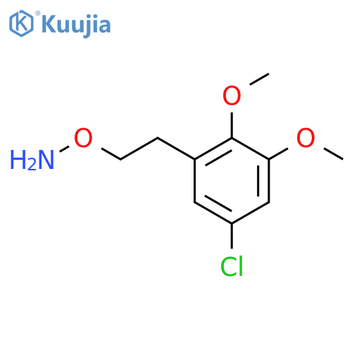 O-2-(5-chloro-2,3-dimethoxyphenyl)ethylhydroxylamine structure