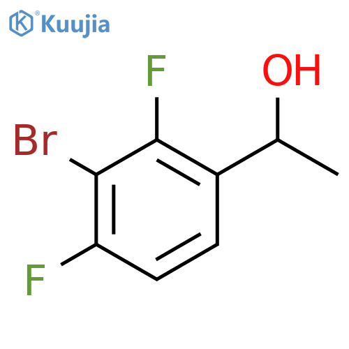 1-(3-Bromo-2,4-difluorophenyl)ethanol structure