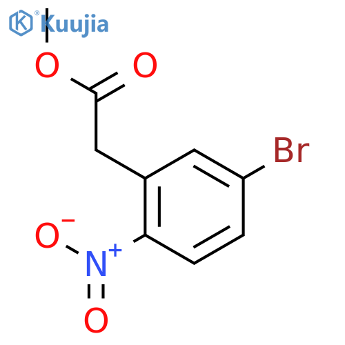 Methyl 2-(5-bromo-2-nitrophenyl)acetate structure