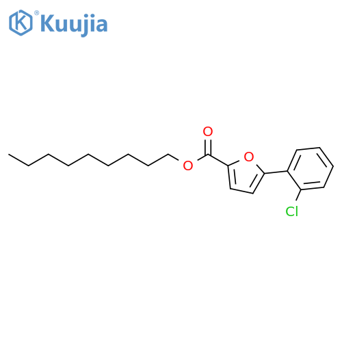 Nonyl 5-(2-chlorophenyl)furan-2-carboxylate structure