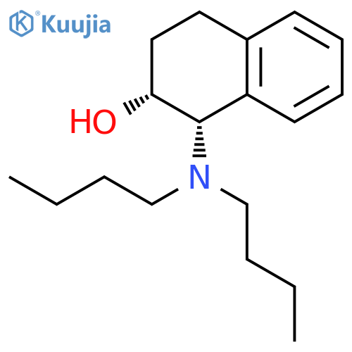 2-Naphthalenol, 1-(dibutylamino)-1,2,3,4-tetrahydro-, (1S-cis)- structure