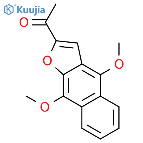 Ethanone, 1-(4,9-dimethoxynaphtho[2,3-b]furan-2-yl)- structure