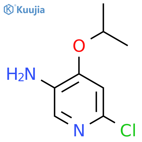 6-Chloro-4-isopropoxypyridin-3-amine structure