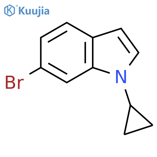 6-Bromo-1-cyclopropyl-1H-indole structure