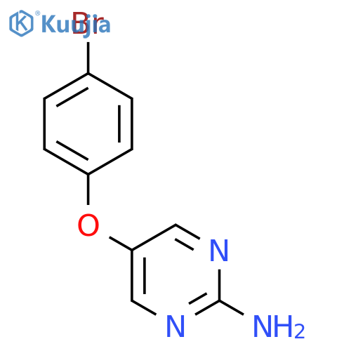 5-(4-Bromophenoxy)pyrimidin-2-amine structure
