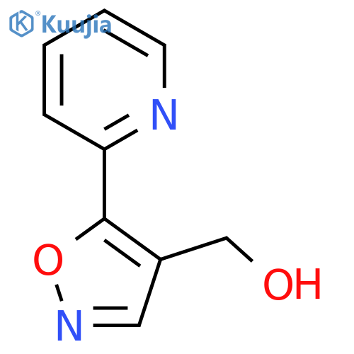 (5-(Pyridin-2-yl)isoxazol-4-yl)methanol structure