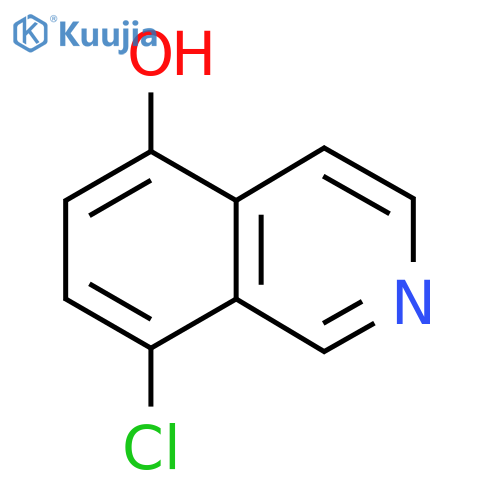 8-Chloroisoquinolin-5-ol structure