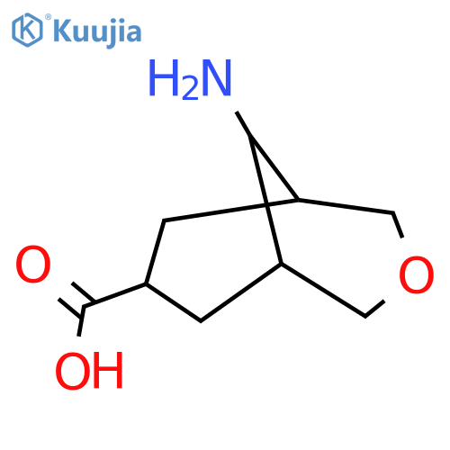 9-Amino-3-oxabicyclo[3.3.1]nonane-7-carboxylic acid structure