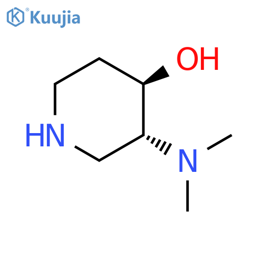 (3S,4S)-3-(dimethylamino)piperidin-4-ol structure