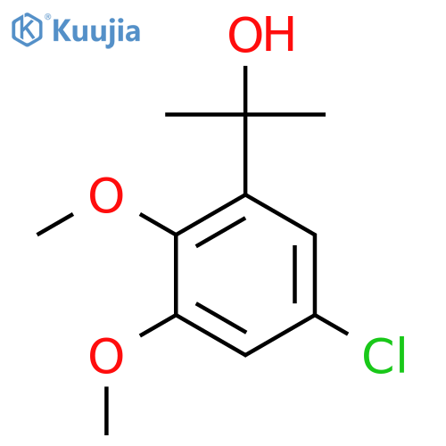 2-(5-chloro-2,3-dimethoxyphenyl)propan-2-ol structure
