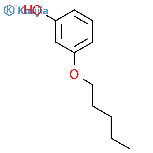 Phenol, 3-(pentyloxy)- structure