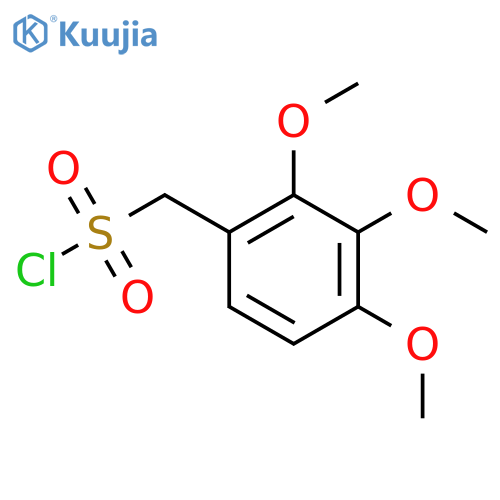 (2,3,4-Trimethoxyphenyl)methanesulfonyl chloride structure