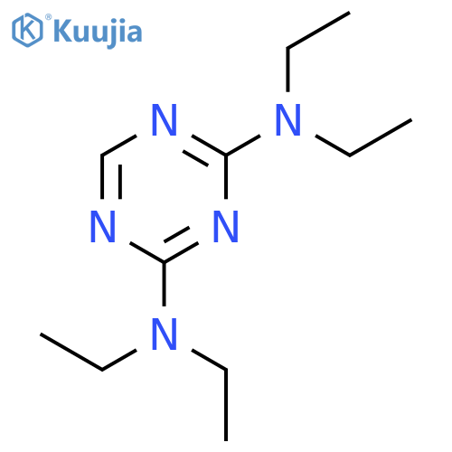 1,3,5-TRIAZINE-2,4-DIAMINE, N,N,N',N'-TETRAETHYL- structure