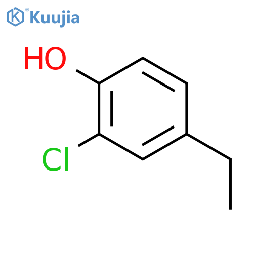 2-Chloro-4-ethylphenol structure