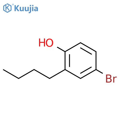 Phenol, 4-bromo-2-butyl- structure