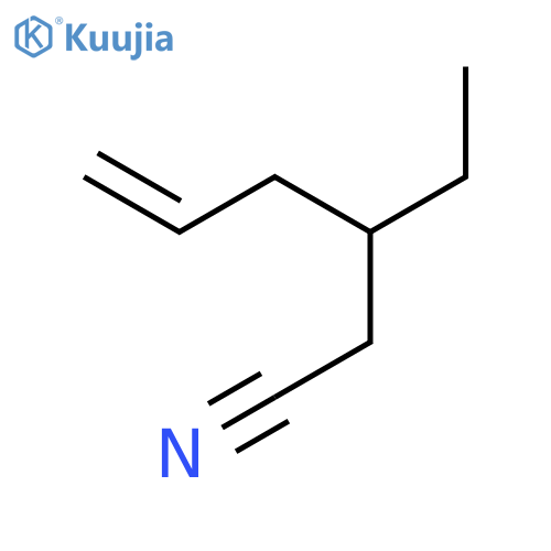 5-Hexenenitrile, 3-ethyl- structure