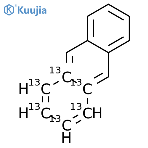 Anthracene-13C6 structure