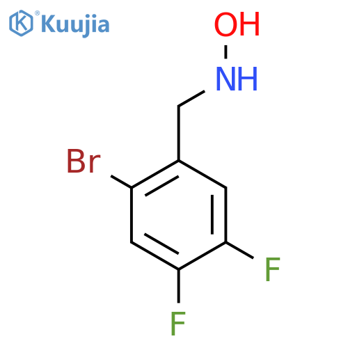 N-(2-bromo-4,5-difluorophenyl)methylhydroxylamine structure