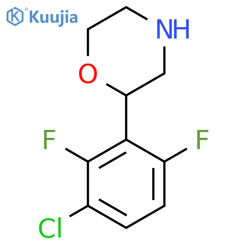 2-(3-chloro-2,6-difluorophenyl)morpholine structure