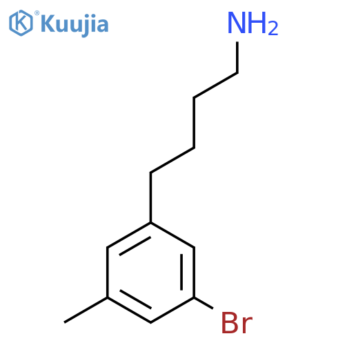 4-(3-bromo-5-methylphenyl)butan-1-amine structure
