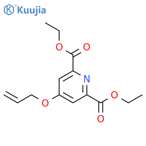 2,6-Pyridinedicarboxylic acid, 4-(2-propen-1-yloxy)-, 2,6-diethyl ester structure