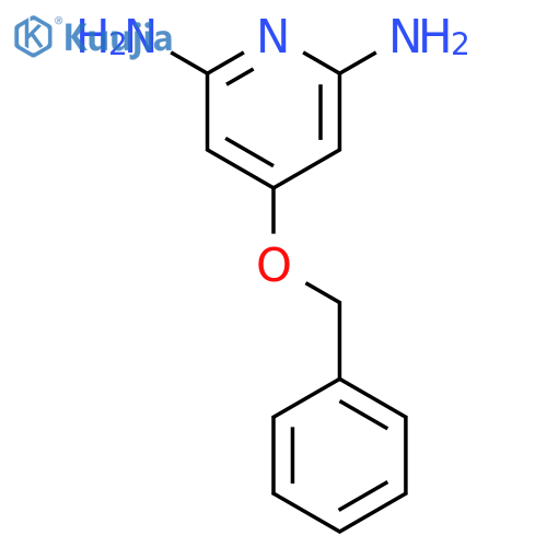 2,6-Pyridinediamine, 4-(phenylmethoxy)- structure