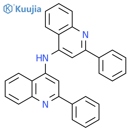 4-Quinolinamine, 2-phenyl-N-(2-phenyl-4-quinolinyl)- structure