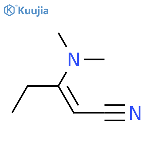 2-Pentenenitrile,3-(dimethylamino)- structure