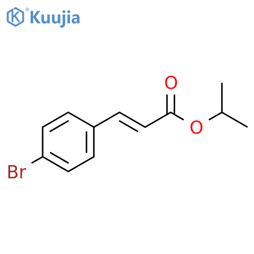 2-Propenoic acid, 3-(4-bromophenyl)-, 1-methylethyl ester, (2E)- structure
