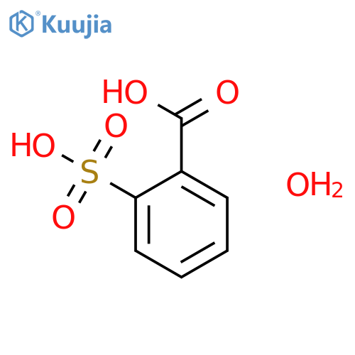 2-sulfobenzoic acid hydrate structure