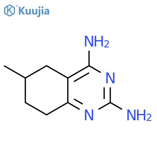 2,4-Quinazolinediamine, 5,6,7,8-tetrahydro-6-methyl- structure