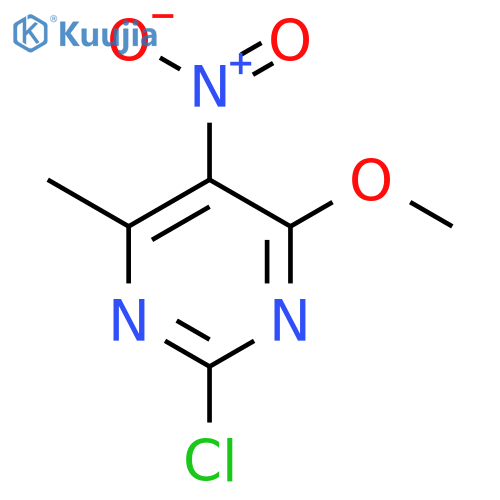 2-Chloro-4-methoxy-6-methyl-5-nitropyrimidine structure