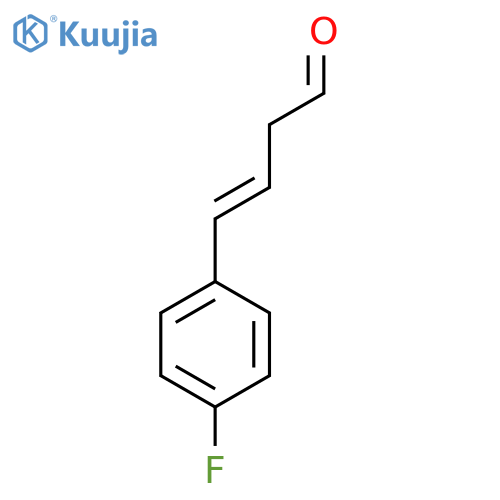 4-(4-fluorophenyl)but-3-enal structure