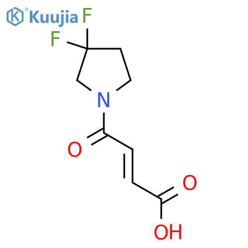 (E)-4-(3,3-difluoropyrrolidin-1-yl)-4-oxobut-2-enoic acid structure