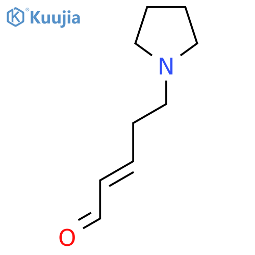 5-(pyrrolidin-1-yl)pent-2-enal structure