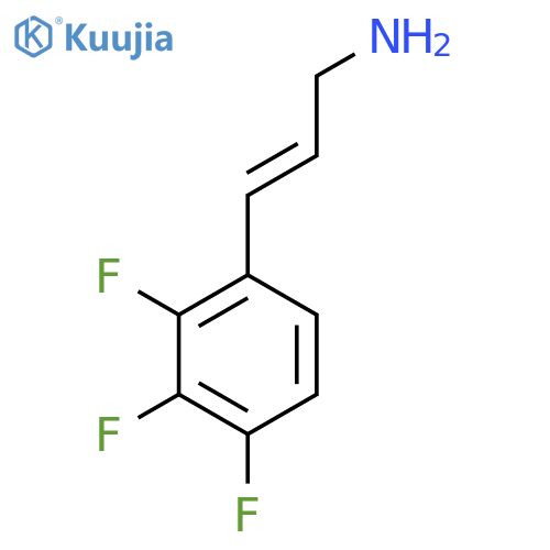 3-(2,3,4-trifluorophenyl)prop-2-en-1-amine structure