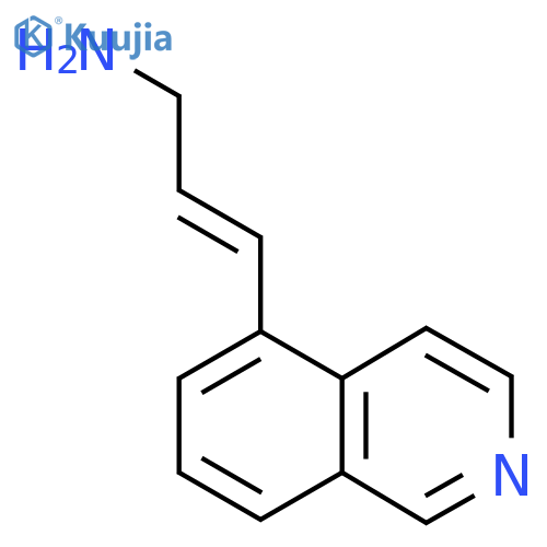 3-(isoquinolin-5-yl)prop-2-en-1-amine structure