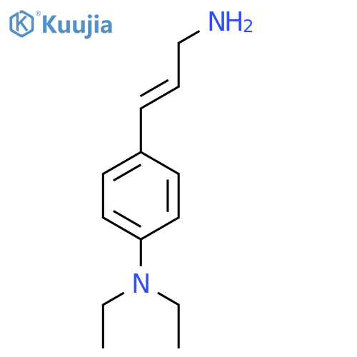 4-(3-aminoprop-1-en-1-yl)-N,N-diethylaniline structure