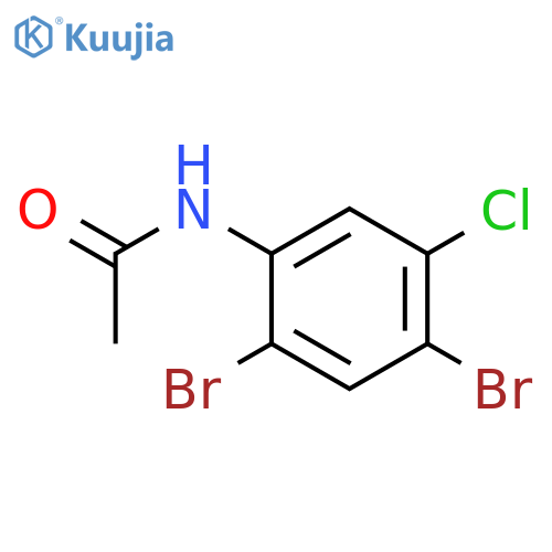 Acetamide, N-(2,4-dibromo-5-chlorophenyl)- structure