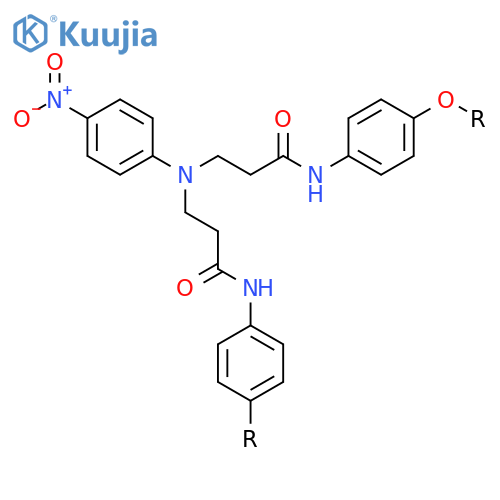 Poly[oxy-1,4-phenyleneimino(1-oxo-1,3-propanediyl)[(4-nitrophenyl)imino](3-oxo-1,3-propanediyl)imino-1,4-phenylene] structure