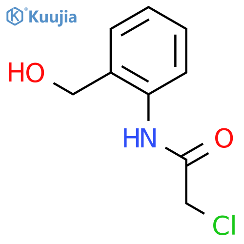 2-Chloro-N-(2-(hydroxymethyl)phenyl)acetamide structure