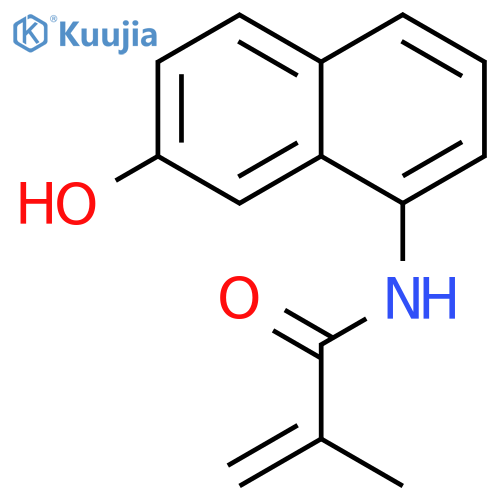 2-Propenamide, N-(7-hydroxy-1-naphthalenyl)-2-methyl- structure
